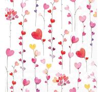 Ambiente Pack of 20 Love Heart Garland Paper Napkins Table Decorations Valentines Day 33cm x 33cm 3 Ply