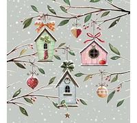 Ambiente Paper Napkins Lunch/Party/ca. 33x33cm Let It Snow - Ideal As A Gift