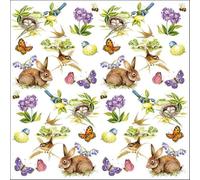 Ambiente Paper Napkins, Pack of 20, 3-ply Lunch Size Easter Feelings