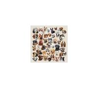 Ambiente Paper Napkins Serviette Lunch 33 x 33 cm Collection of Dogs Design 20 Pieces per Pack