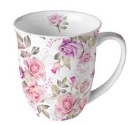 Ambiente Porcelain Mug Rose Flowers Collection Tea / Coffee Gift Item