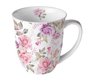 Ambiente Porcelain Mug Rose Flowers Collection Tea / Coffee Gift Item
