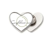 Ambiguous Contrary Trust Deception Heart Metal Pin Brooch Clip Love