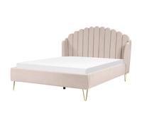 Bed Fabric AMBILLOU 160 x 200 cm (EU King Size) Light Beige