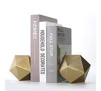 Ambipolar Set of 2 Decorative Wrought Iron Ball Bookends - Gold