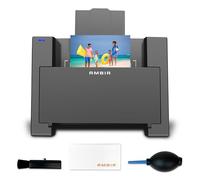 AMBIR Photo Scanner with Photo Cleaning Kit Bundle - Scan Photos in Seconds, Auto Crop & Deskew, 300/600 DPI High Resolution Scanning, Restore & Organize with Software, Mac & PC Compatible