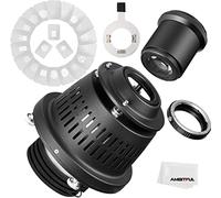 AMBITFUL AL-16 PRO for Profoto Mount Split Focalize Conical Snoot Optical Condenser Art Special Effects Shaped Beam Light Cylinder with Canon for Canon EF Lens Adapter