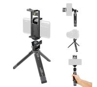AMBITFUL GT-07 Mini Tripod Stand Travel Tripod with 360° Ball Head Cold Shoe Mount 1/4" Screw for DSLR Camera Video Camcorder Camera Mobile Phone Action Cam Max Load 3kg