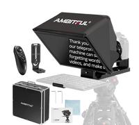 Ambitful T14Pro 14''Teleprompter for Camera,iPad Android Tablet, Smartphone, App Control/No Assembly,Compatible with iOS Android,for Online Teching/Interview/Vlogger/Live Streaming