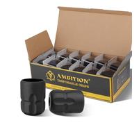 Ambition 12Pcs 38mm Professional Tattoo Rubber Grip Cover with Click Adjust System for Rotary Soldier, Zetton, Torped & Shura Tattoo Pen Machine Gun