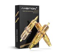 Ambition Glory 20Pcs Tattoo Needles Disposable Professional Tattoo Cartridge Needles #12 Standard 11RM Curved Magnum