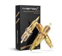 Ambition Glory 20Pcs Tattoo Needles Disposable Professional Tattoo Cartridge Needles #12 Standard 7RL Round Liner