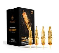 Ambition Glory Tattoo Cartridges 50pcs #10 Various Models Needles Disposable Various Models and Sizes of Needles for Rotary Tattoo Machine Supply