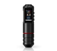 Ambition Ninja Pro Tattoo Gun with Intelligent Billing Feature Coreless Motor - Rotary Cartridge Tattoo Machine with 2000mAh Power Supply for Professionals and Beginners