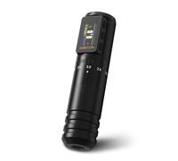 Ambition Paco V2 Wireless Tattoo Pen Machine with Adjustable Stroke- Rotary Cartridge Tattoo Gun with 1700mAh Power Coreless Motor Digital LCD Display for Professional Tattoo Artist