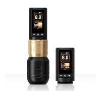 Ambition Soldier 270 Rotary Tattoo Gun Wireless Tattoo Machine 270 g.cm Torque Brushless Motor With 4.0mm Stroke Dual 2400mAh Touch Screen Battery for Professional Artist