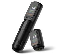 Ambition Soldier Max Rotary Tattoo Gun Wireless Tattoo Machine with 4.0mm Stroke Billing Function Frequency Mode Stabilizing System Supply Dual 2400mAh Battery for Professional Artist