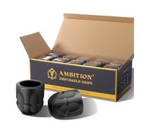 Ambition Soldier P1 Disposable Tattoo Grips-20Pcs 32mm Professional Tattoo Rubber Grip Cover with Click Adjust System Supply for Rotary Soldier,Vibe,Ninja,Zetton,Torped & Lutin Tattoo Pen Machine Gun