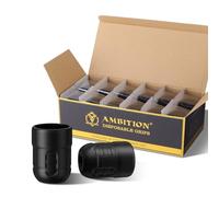 Ambition Soldier P3 Disposable Tattoo Grips - 12Pcs 36mm Professional Tattoo Rubber Grip Cover with Click Adjust System Supply for Rotary Soldier, Zetton, Torped & Shura Tattoo Pen Machine Gun
