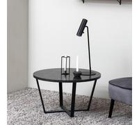 Amble Coffee Table - Round - Black Marble