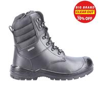 Amblers 240 WATERPROOF Leather Mens Safety Boot Black