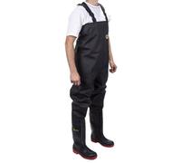 Amblers Amblers Safety Danube Unisex Safety Waders Black/red - Uk-Size-13 Red
