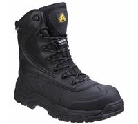 Amblers AS440 Hybrid Metal Free Hi-leg Waterproof Safety boots Black SRC Leather
