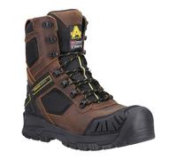 Amblers AS964C Detonate Waterproof Safety Boots Side Zip Hi Leg Metal Free S7S