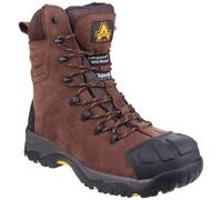Amblers As995 Pillar Waterproof High Leg Safety Work Boots Brown (Sizes 6-14)