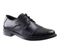 Amblers Safety Bristol Lace-Up Leather Oxford Shoes - Black, 8 UK