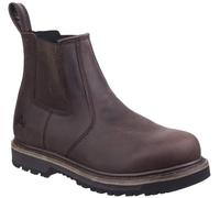 Amblers Carlisle Dealer Boot Brown Full grain water resistant leather upper, I