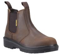 Amblers Safety FS128 Durable Pull On Dealer Boot Mens - Brown - Size UK 3