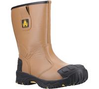 Amblers FS143 Mens Waterproof Leather Pull On Steel Toe Safety Rigger Boots