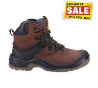 Amblers Safety FS197 Brown Waterproof Safety Footwear Crazy horse leather S3
