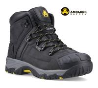 Amblers FS32 Safety Work Boots Water Resistant S3 Steel Toe & Midsole in Black