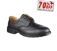 Amblers Safety Mens FS44 Safety Brogue in Black - Size 6 UK - Black