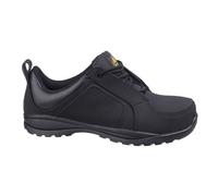Amblers FS59C Mens Metal Free Lace Up Leather Working Safety Trainer Black