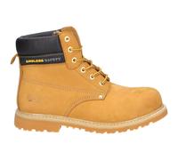 Amblers FS7 Safety Work Boots Honey Nubuck Leather 4-13 Toecap & Midsole Unisex