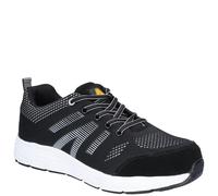 Amblers FS714 Bolt Black Safety Work Trainers Steel Toecap SB Mens Sizes 6 - 12