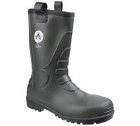 Amblers FS97 Green Safety Rigger Boots Steel Toe Caps Wellingtons Sizes 4 to 12