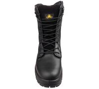 Amblers High Top Black Safety Boots, Size 10