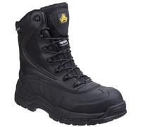 Amblers Men Boots - AS440 Hybrid Metal Free Hi-leg Safety Boot in Black, 4-14