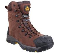 Amblers Safety: Brown AS995 Pillar Waterproof Hi-leg Lace up Safety Boot 12