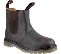 Amblers Chelmsford brown leather air-cushion pvc sole soft-toe dealer boot
