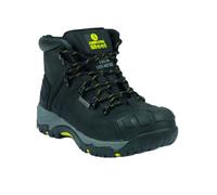 Amblers Mens FS32 Waterproof Padded Safety Boots (10.5 UK) (Black)