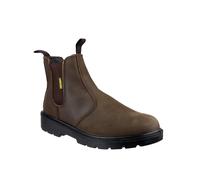 Amblers Mens Safety 128 Brown Greasy Dealer Boots, Brown, Size 10, Men Brown