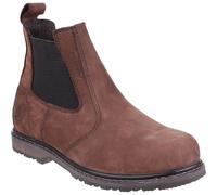 Amblers AS148 Sperrin Lightweight Waterproof Pull On Dealer Safety Boot - Brown - Size 8