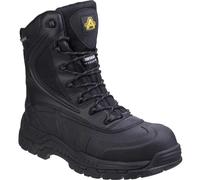 Amblers Mens Safety AS440 Hybrid Metal Free Hi-Leg Waterproof Safety Boots Black Size 4