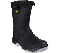 Amblers Safety Unisex FS209 Water Resistant Pull On Safety Rigger Boot/Riggers Safety,Black, Size UK 9