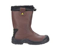 Amblers Mens Safety Fs245 Rigger Boots, Brown, Size 9, Men Brown